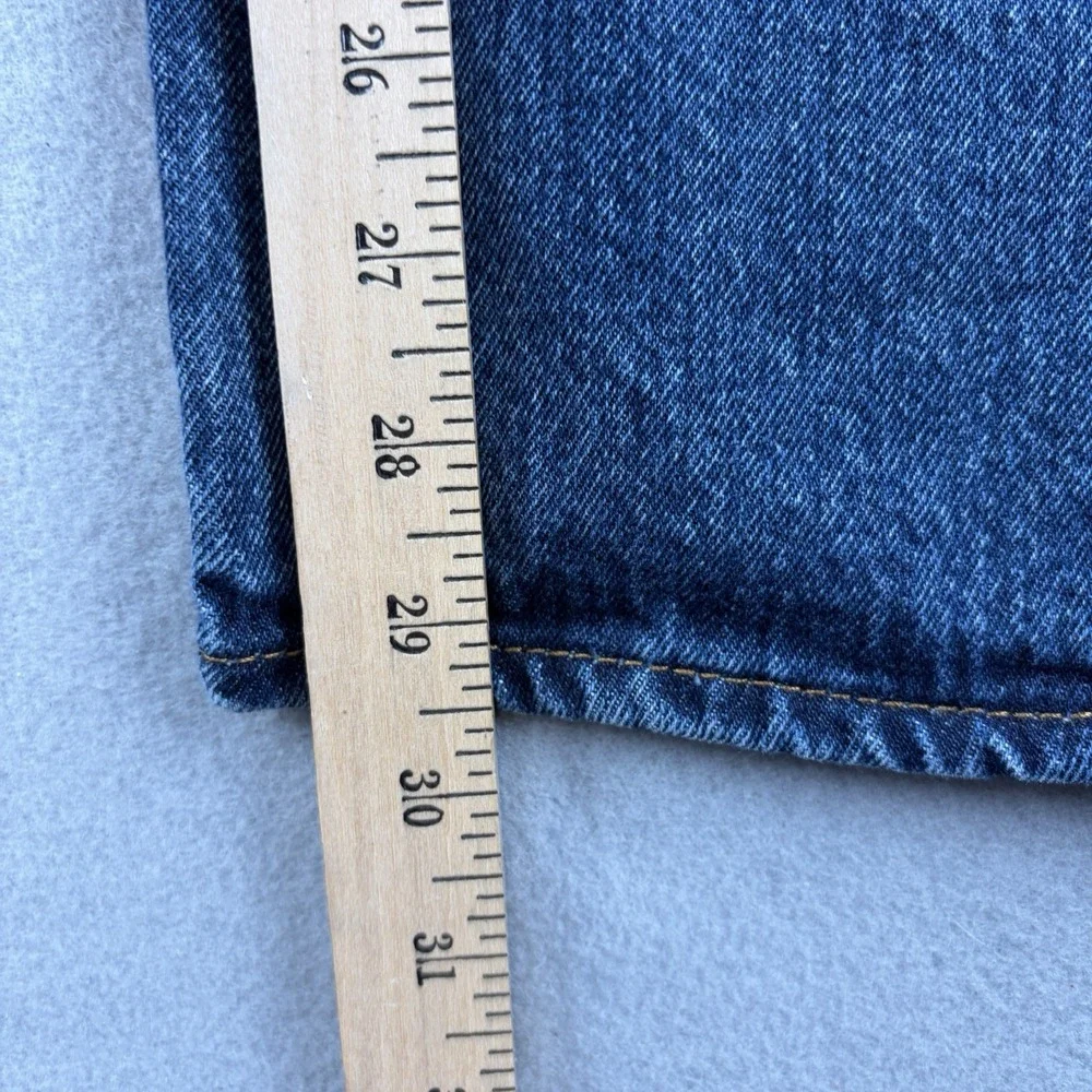 Levi's 501 Original Jeans Men's 34x32 (Fits 32x29.5) Blue Stra. Leg Button Fly